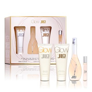 J.Lo 珍妮佛羅培茲 Glow 閃耀女神禮盒(淡香水100ML+身體乳75ML+沐浴膠75ML+滾珠7.5ML)