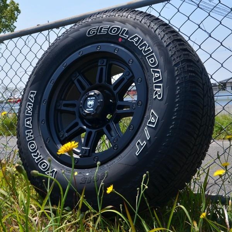 Black Mamba ブラックマンバ 17インチタイヤホイールセット ヨコハマ ジオランダー A/T G015 アウトラインホワイトレター  265/70R17 | LINEショッピング