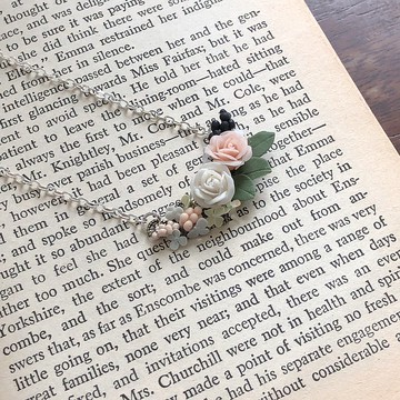 客製玫瑰頸鏈/頭飾/口罩裝飾