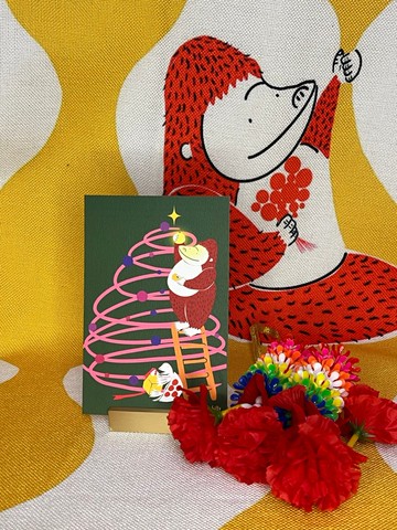 香港原創alpha and Billy聖誕節明信片