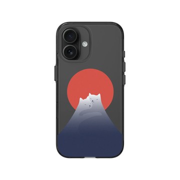 iPhone 16 Clear (相機按鈕) 酷墨灰 - ilovedoodle (Lim Heng Swee) - Cat Landscape - 日出