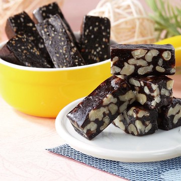 免運【瘋堅果ing】低糖高纖(核桃糕+芝麻糕)禮盒組x3盒-附袋