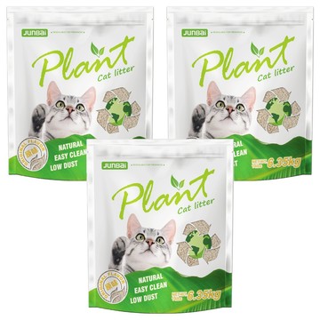 Plant 輕植系 貓砂 極細型  3包  6.35kg  原味