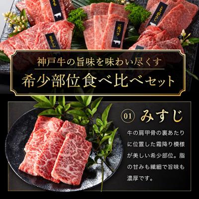 ふるさと納税 加西市 神戸牛5種焼肉セット　計400g　[No5698-0770]