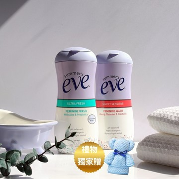 [🚛快速出貨]💕好友貼心禮【舒摩兒】純淨舒緩日常潔淨2入組-生理特舒+全肌防護(237ml共2入)