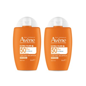Avene雅漾 極速清爽防曬液SPF50 二入組