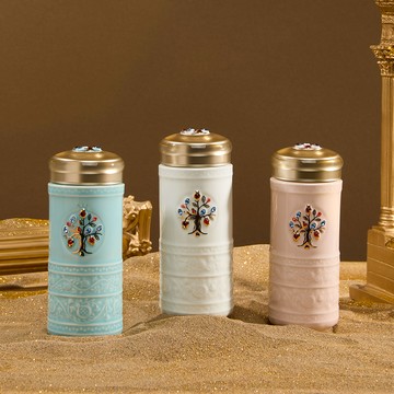 乾唐軒活瓷 | 吉星生命之樹隨身杯 / 大 / 雙層 / 水晶 / 3色 330ml