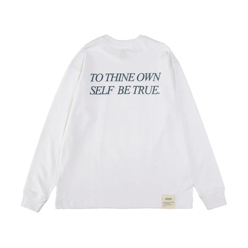 A[S]USL BE TRUE LONG TEE / ASUSL植絨 經典LOGO 薄長袖 基本款