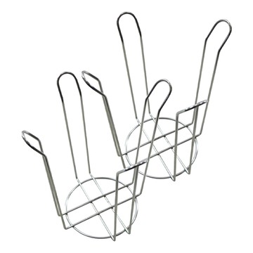 YI SHUIN 亞晨 304不鏽鋼 小碗整理收納架 13 x 13 x 20cm 2個  銀色  1組  1層