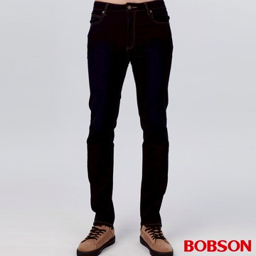 BOBSON 男款高腰大彈力直筒褲(7013-52)