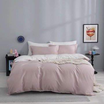 好關係 HAOKUANXI | 草莓牛奶-新天絲棉床邊口袋床包被套枕套組