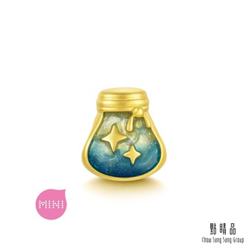 點睛品 Charme Mini 星光許願瓶-願望之星 黃金串珠【網路獨家款】