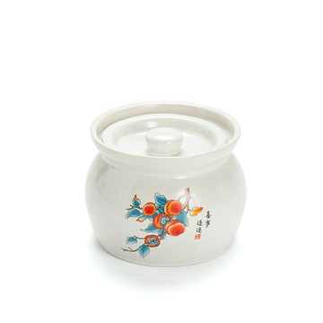 瓦罐燉盅隔水燉蒸蛋燉罐帶蓋湯罐中式沙縣小吃一人份陶瓷煨湯湯盅