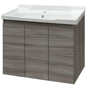 PV3100Z10100面盆置物櫃木紋100CM