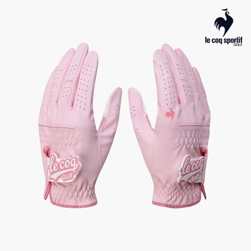 【LE COQ SPORTIF GOLF公雞高爾夫】女款粉紅色極致手感靈活操控專業防滑高爾夫手套 QLX0K811