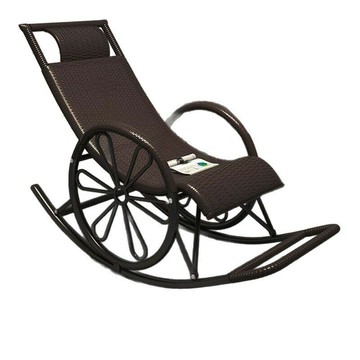 休閑藤椅搖椅躺椅搖搖懶人椅藤椅成人家用戶外客廳陽臺午睡老人廠[010209DD]