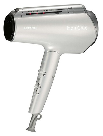 HITACHI 【日本代購】 日立 負離子吹風機 靜電抑制 HD-NS900 - 白色