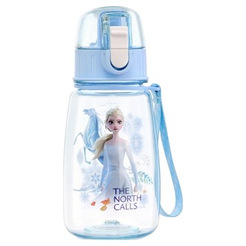 優貝選 迪士尼TSUMTSUM系列 幼稚園直飲式兒童水壺  1個  360ml  愛莎 藍色