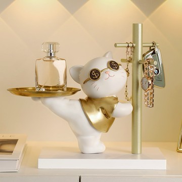 🐎快速出貨【招財貓的家】11寸收納擺件招財貓 生日禮物 開業禮物 開運 招財 喬遷禮物 交換禮物＃CAT062