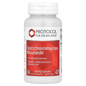 Protocol for Life Balance, 布拉酵母菌，60 粒素食膠囊（每粒膠囊 500 毫克）