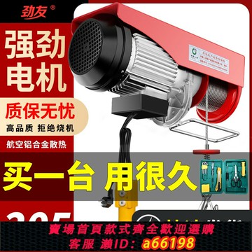 【台灣公司 可開發票】鋼絲繩電動葫蘆吊機小型家用卷揚機起重機小葫蘆吊鉤提升機升降機