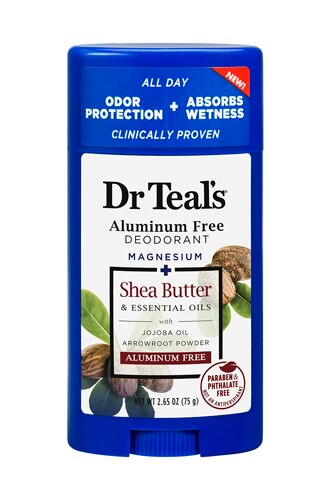 Dr. Teal's Aluminum-Free Deodorant Shea Butter 2.65 oz