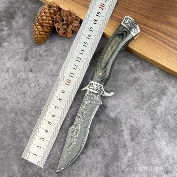 大馬士革鋼手把刀剔骨多用刀刀廚房分切割內懞古小刀 QD9K