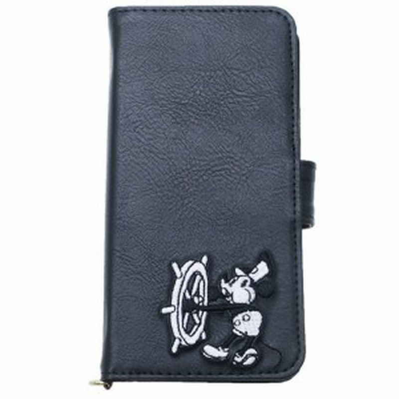 ミッキーマウス 汎用手帳型スマホケース マルチフリップカバー 合皮刺繍 ブラック ディズニー 5インチ以内 キャラクター グッズ 通販 Lineポイント最大1 0 Get Lineショッピング