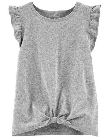 Kid Tie-Front Jersey Tee