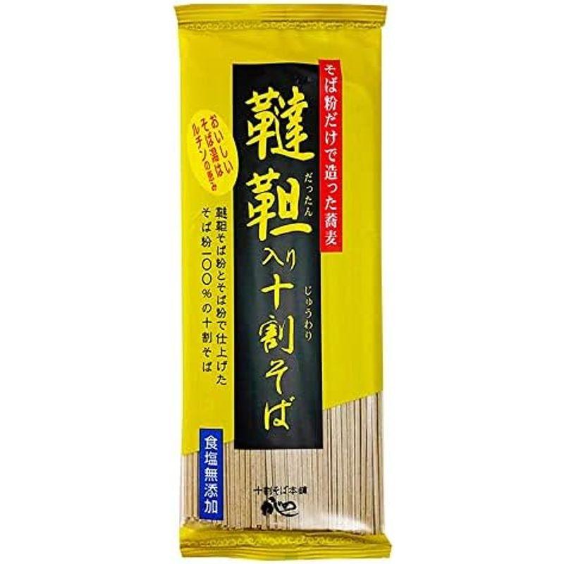 かじの 韃靼入り十割そば 180g 1ケース(10個入)