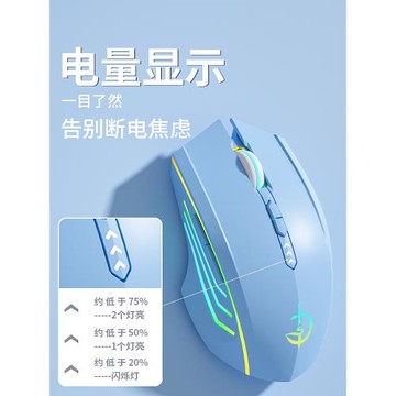 無線鼠標藍牙靜音無聲可充電款游戲電競臺式筆記本電腦通用辦公