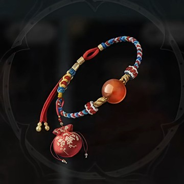 燕雲十六聲週紅綫長命縷手鏈情侶款手工編織手繩配飾