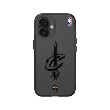 iPhone 16 Clear (相機按鈕) 酷墨灰 - NBA - B&W-克里夫蘭騎士 Cleveland Cavaliers B&W