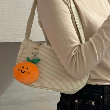 🇰🇷 韓國KKOBA 現貨 BORA AND🍊 橘子 絨毛 吊飾 韓國文創 大顆橘子 鑰匙圈