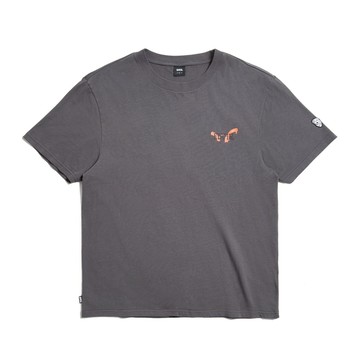 EDWIN｜男裝｜噴漆骷顱頭寬版短袖T恤