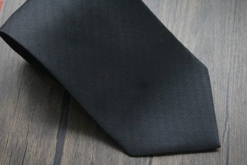 黑色暗紋真絲商務領帶紳士風度tie禮盒