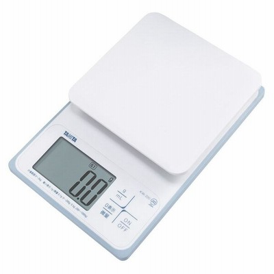 デジタルクッキングスケール ホワイト KW-220-WH TANITA (D)