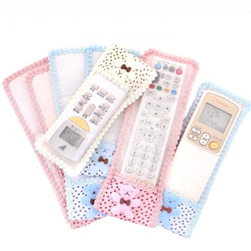 小熊遙控器套 蕾絲布花邊 遙控器收納套【GM301】  123便利屋