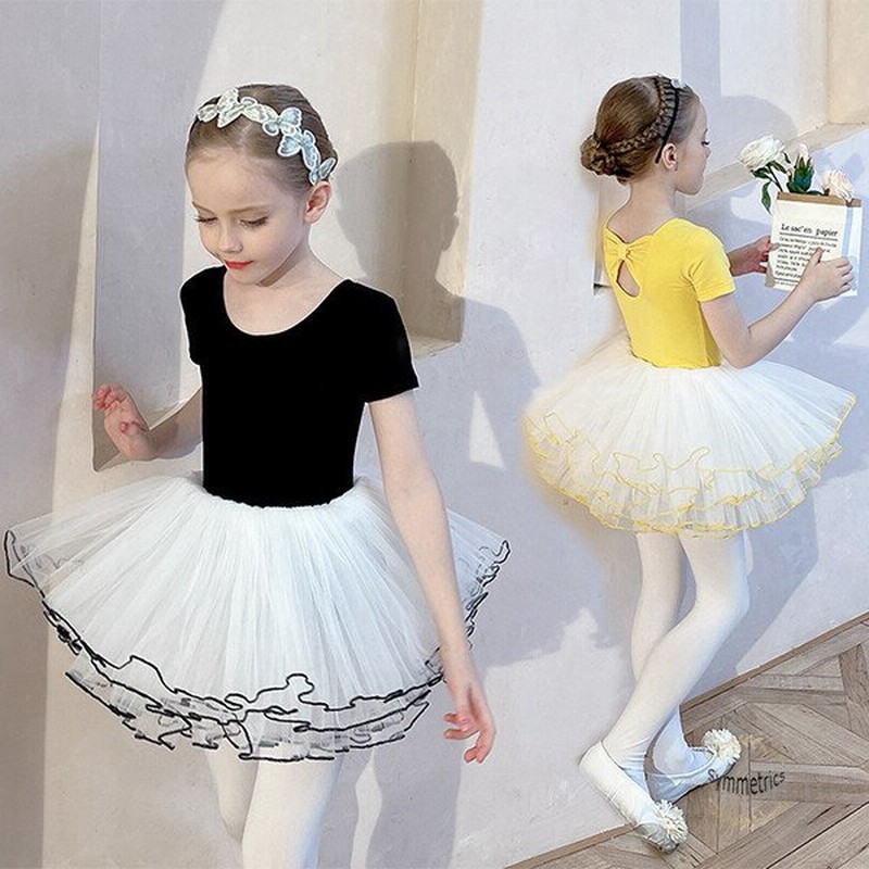 キッズ バレエレオタード 半袖 長袖 レオタード チュチュスカート ワンピース 2点セット ガールズ 女の子 発表会 練習着 演出服 ダンス 体操服 単品販売 通販 Lineポイント最大0 5 Get Lineショッピング