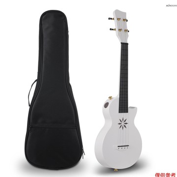 碳纖維尤克里裡25寸 配包 白色