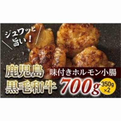 味付きホルモン小腸700g(350g×2)　鹿児島黒毛和牛【尾崎牧場】