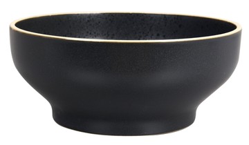 【Luzerne】陸升瓷器 MOD 16cm湯碗 629ml 煙灰深灰色 /M02752016