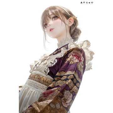 【9 月新作】07-143-0242 人物貼紙 奇幻復古浪漫喫茶