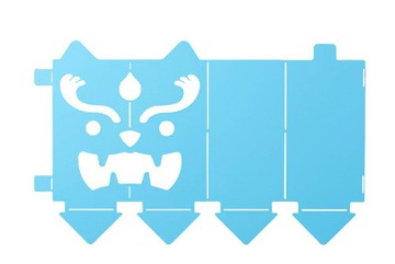 鐵定劍獅金屬明信片筆筒— 水