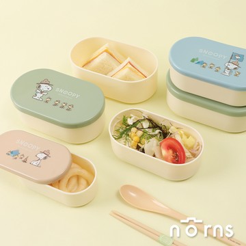 【Norns】Peanuts史努比3 Size橢圓保鮮盒組