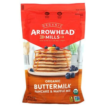 Arrowhead Mills, 有機酪乳煎餅/鬆餅粉，1 磅 6 盎司（623 克）