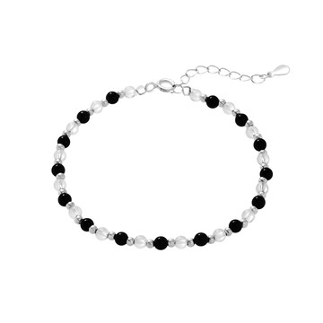 [純銀/天然石] 晝夜賦格手鍊 / Nocturnal Fugue Bracelet