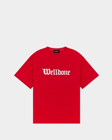 WE11DONE 哥德Logo短袖T-Shirt - S