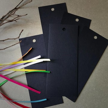 客製手寫書籤(黑色卡紙款)