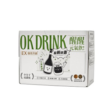 ok drink 醒醒元氣飲 1盒8瓶入 ex強效升級